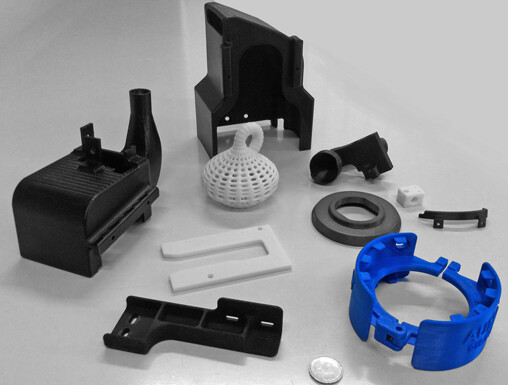Examples of objects printed by us