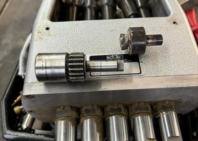 Wartung eines Mehrspindelkopfes